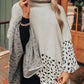 Leopard Turtleneck Poncho