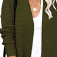 Open Front Long Sleeve Cardigan