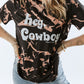 HEY COWBOY BOHEMIAN COWGIRL Graphic Tie-Dye Tee
