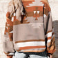 Half Zip Long Sleeve Sweatshirt with Pockets