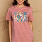 Simply Love Full Size TEACH LOVE INSPIRE Graphic Cotton T-Shirt