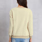 Round Neck Dropped Shoulder Sweatshirt