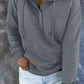 Dropped Shoulder Long Sleeve Hoodie with Pocket