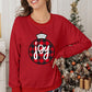 JOY Round Neck Long Sleeve Sweatshirt