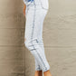 BAYEAS Mid Rise Acid Wash Skinny Jeans