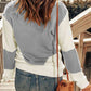 Contrast Round Neck Sweater