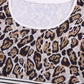 Leopard Striped Scoop Neck Tank