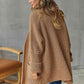 Open Front Long Sleeve Cardigan with Pockets