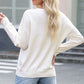 Letter Graphic Round Neck Sweater
