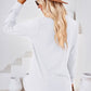 Notched Button Detail Long Sleeve T-Shirt