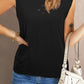 Distressed Round Neck Tank
