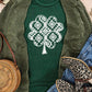 Lucky Clover Geometric Short Sleeve T-Shirt