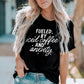 FUELED BY ICED COFFEE AND ANXIETY Graphic Tee
