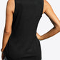 Curved Hem Square Neck Tank