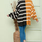 Striped Dropped Shoulder Round Neck Blouse