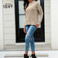 Mock Neck Long Sleeve Sweater