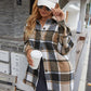 Plaid Buttoned Collared Neck Shirt
