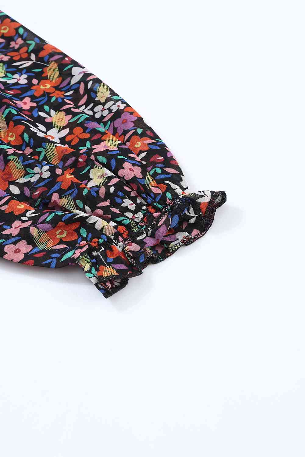 Floral Long Sleeve Mini Dress