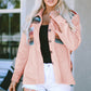 Geometric Button Down Slit Jacket