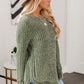 Round Neck Long Sleeve Sweater