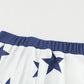 Star Print Drawstring Detail Joggers