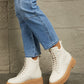 East Lion Corp Platform Combat Boots