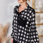 Hailey & Co Full Size Plaid Button Up Jacket