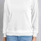 Round Neck Dropped Shoulder Sweatshirt