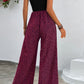Two-Tone Square Neck Wide Leg Jumpsuit