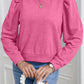 Round Neck Long Sleeve Sweatshirt