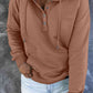 Dropped Shoulder Long Sleeve Hoodie with Pocket