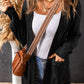 Cable-Knit Dropped Shoulder Cardigan