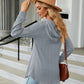 Long Sleeve Hooded Blouse