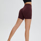 Wide Waistband Sports Biker Shorts