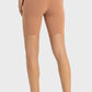 V-Waist Biker Shorts