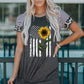 Sunflower Graphic Mixed Print Twisted Dress