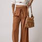 Eyelet Sweetheart Neck Cutout Crop Top