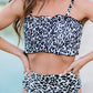 Fruit Print Frilled Bikini Set
