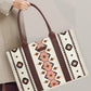 Printed PU Leather Shoulder Bag