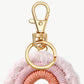 Fringe Trim Rainbow Key Chain