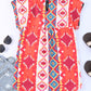 Embroidered Round Neck Short Sleeve Top