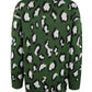 Leopard Open Front Dropped Shoulder Cardigan