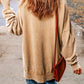 Round Neck Dropped Shoulder HOWDY FALL Graphic Sweatshirt