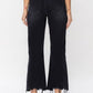 Vervet by Flying Monkey Vintage Ultra High Waist Distressed Crop Flare Jeans