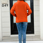Mock Neck Long Sleeve Sweater