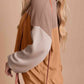 Color Block Dropped Shoulder T-Shirt