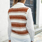 Contrast V-Neck Sweater Vest