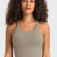 Crisscross Back Ladder Detail Sports Bra