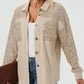 Sequin Long Sleeve Shirt