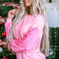 Sequin Round Neck Dropped Shoulder Sweatshirt